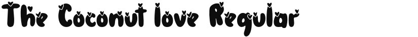 The Coconut love font download