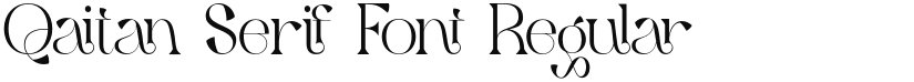 Qaitan Serif Font font download