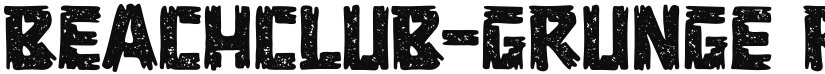 BEACHCLUB-Grunge font download