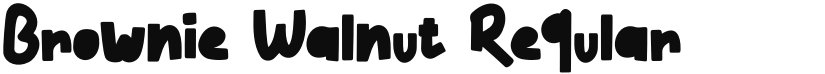 Brownie Walnut font download