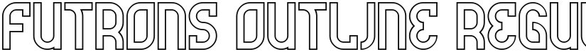 Futrons Outline font download