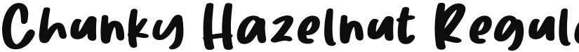 Chunky Hazelnut font download