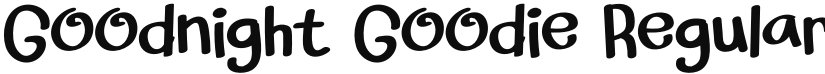 Goodnight Goodie font download