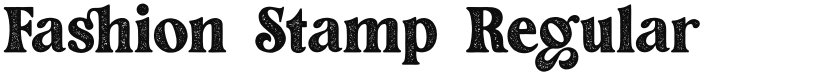 Fashion Stamp font download