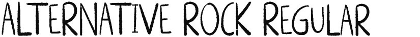 ALTERNATIVE ROCK font download