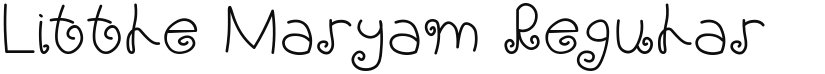 Little Maryam font download