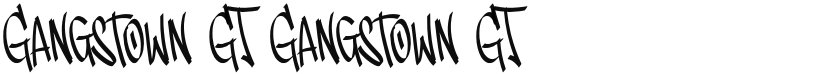 Gangstown GT font download