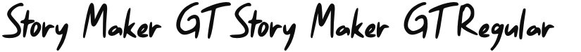 Story Maker GT font download