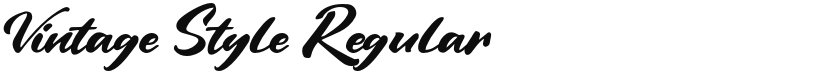Vintage Style font download
