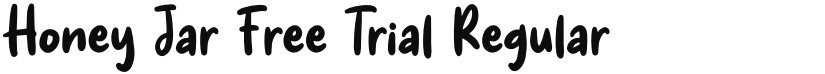 Honey Jar Free Trial font download