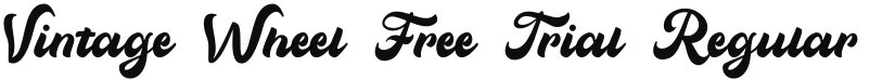 Vintage Wheel Free Trial font download