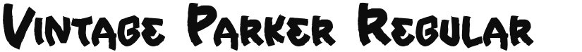 Vintage Parker font download