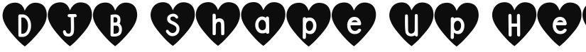 DJB Shape Up Hearts font download