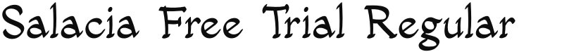 Salacia Free Trial font download