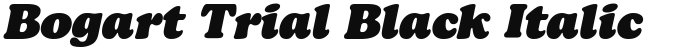 Bogart Trial Black Italic