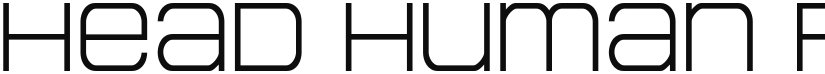 Head Human font download