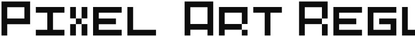 Pixel-Art font download