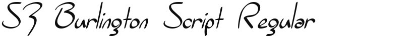 SF Burlington Script font download