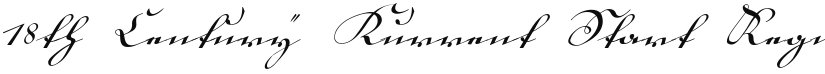 18th Century Kurrent Start font download