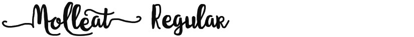Molleat font download