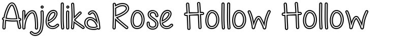 Anjelika Rose Hollow font download