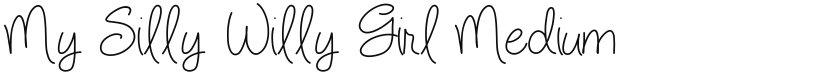 My Silly Willy Girl font download