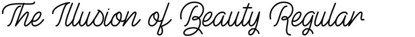 The Illusion of Beauty font download