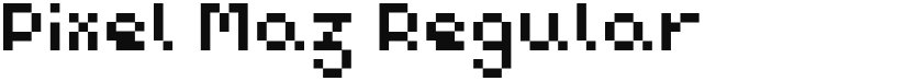 Pixel Maz font download