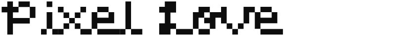 Pixel Love font download