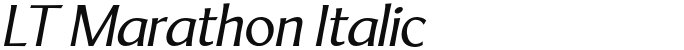 LT Marathon Italic