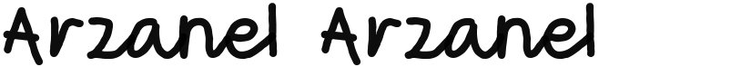 Arzanel font download