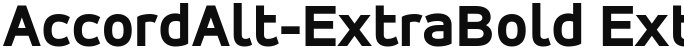 AccordAlt-ExtraBold ExtraBold