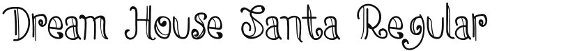 Dream House Santa font download