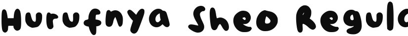 Hurufnya Sheo font download