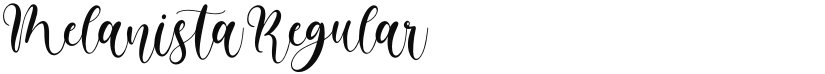 Melanista font download