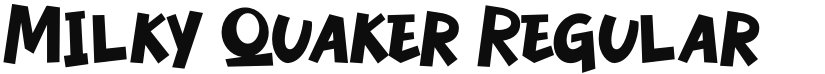 Milky Quaker font download