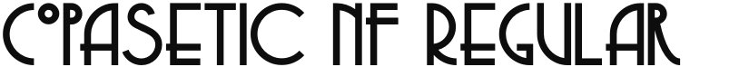 Copasetic NF font download