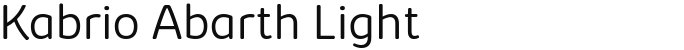 Kabrio Abarth Light