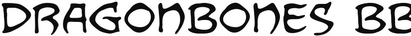 Dragonbones BB font download