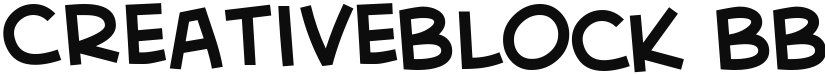 CreativeBlock BB font download