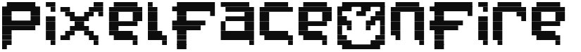 PixelFaceOnFire font download