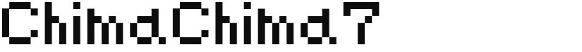 ChimaChima7 font download
