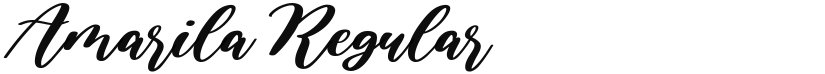 Amarila font download