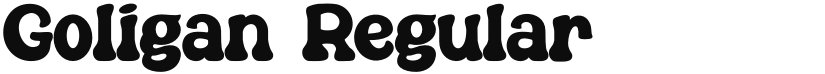 Goligan font download