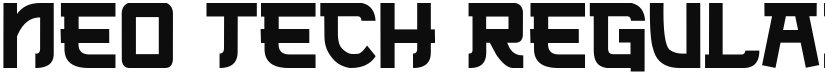 Neo Tech font download