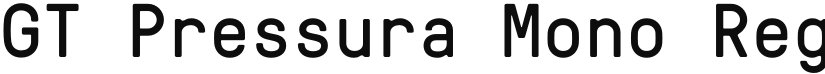 GT Pressura Mono font download