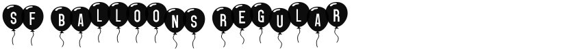SF Balloons font download