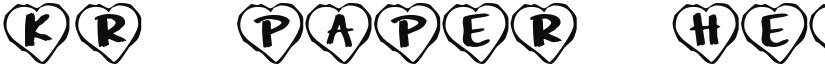 KR Paper Hearts font download