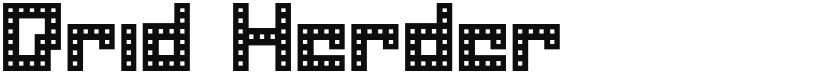 Drid Herder Bitmap font download