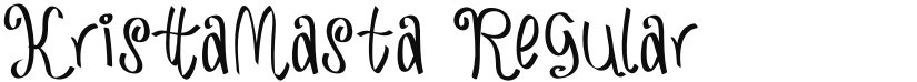 KristtaMasta font download